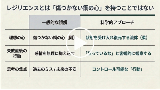 レジリエンスがもたらす集中力の影響について